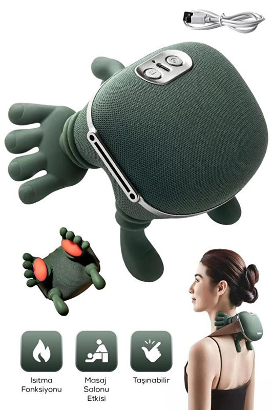 El Şekilli Taşınabilir Şarjlı Masaj Cihazı